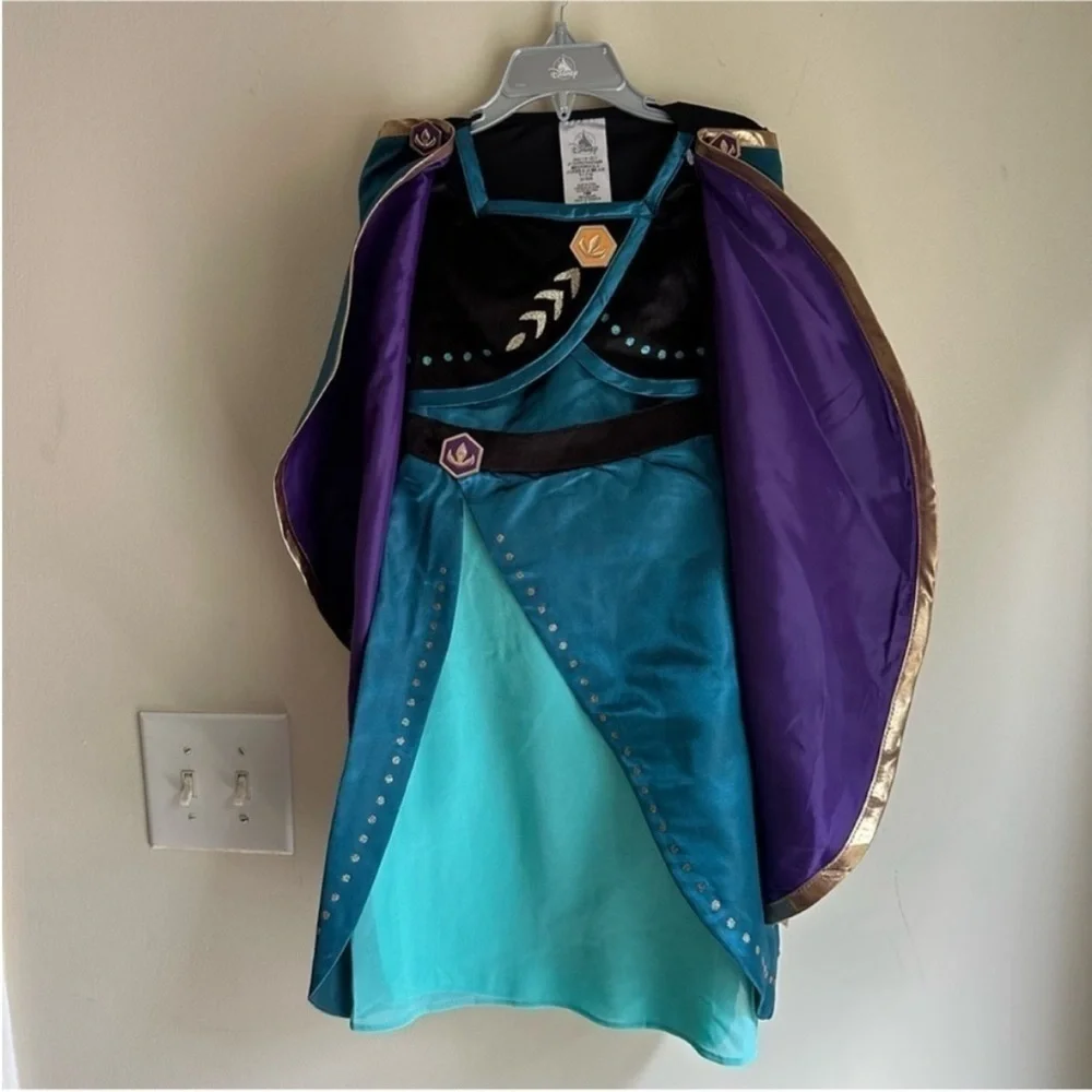 NEW Disney Parks Frozen 2 Anna Coronation Dress And Cape 3T